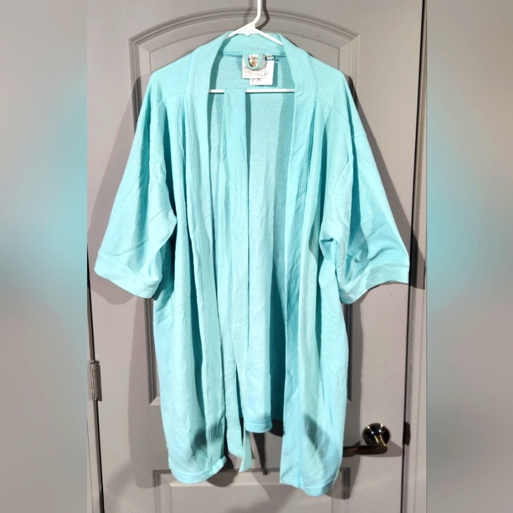 Light Blue Women's Kimono Robe
